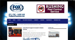 Desktop Screenshot of foxsportstexarkana.com